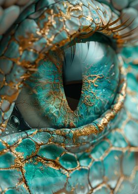 Kintsugi Dragons Eye Gold