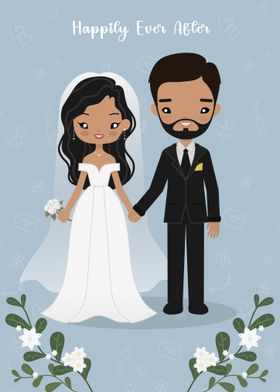 Cute Wedding Couple