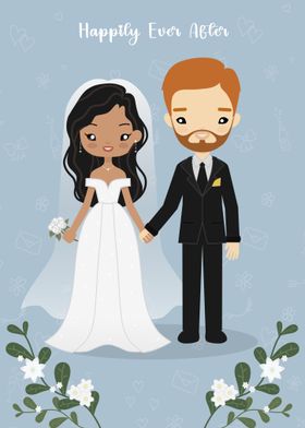 Cute Wedding Couple