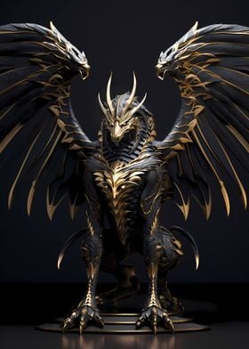 Egypt Eagle Dragon Wings