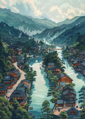 Ukiyo e Town