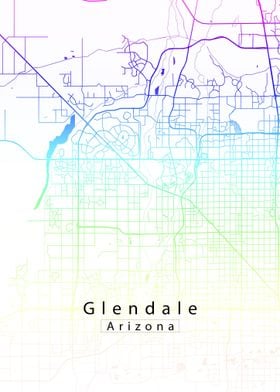 Glendale Arizona Map