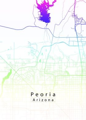 Peoria Arizona Map