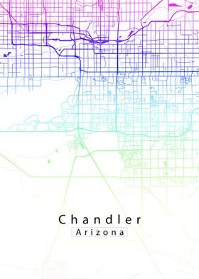 Chandler Arizona City Map