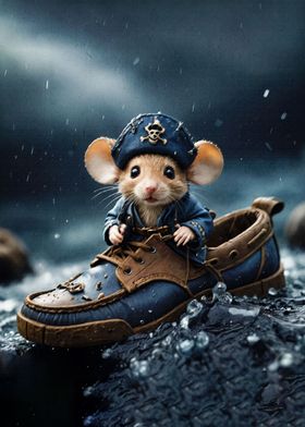 mouse in the shoe