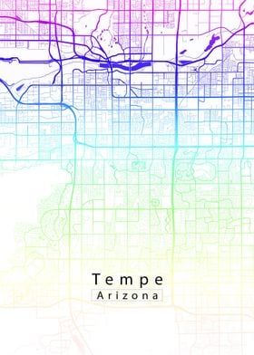 Tempe Arizona City Map