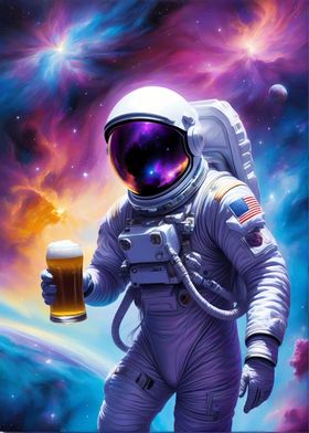 Astro Relax with a beer