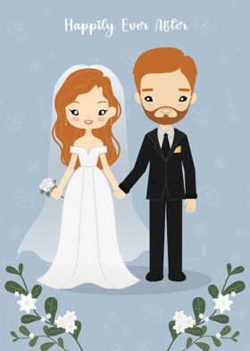 Cute Wedding Couple