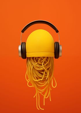 Music and food Funny Art