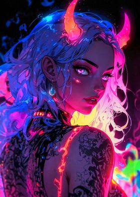 Neon Demon Girl