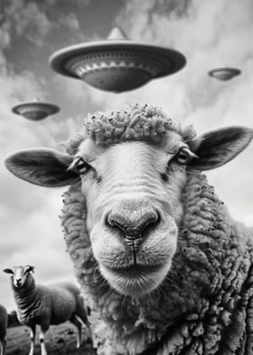 UFO Alien Sheep