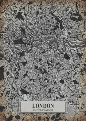 London UK City Map