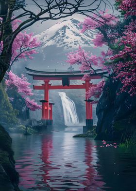 Torii Gate fuji mount