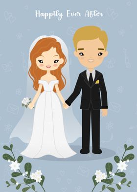 Cute Wedding Couple