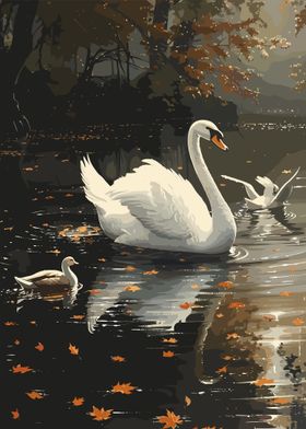 Swan and Nature