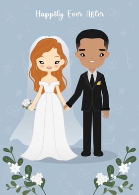 Cute Wedding Couple