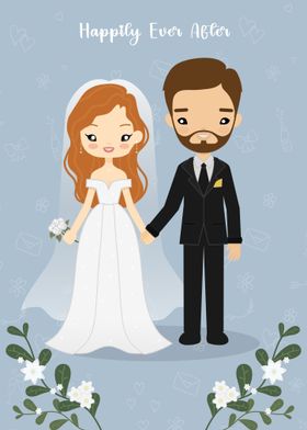 Cute Wedding Couple