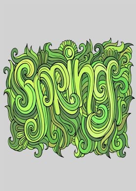 Spring And Summer Type Art