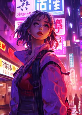 Anime Girl CyberPunk