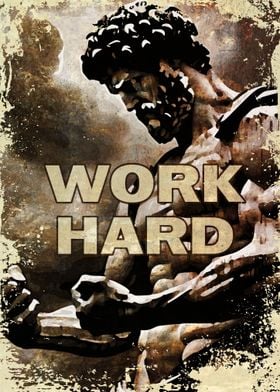 Work Hard Stoic Motivation