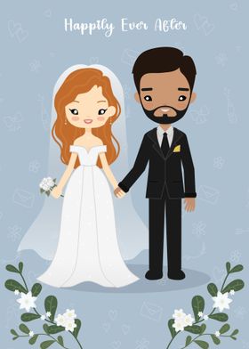 Cute Wedding Couple