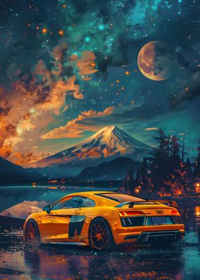 Audi R8 Fuji moon Galaxy