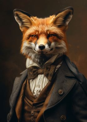 Elegant Gentleman Fox