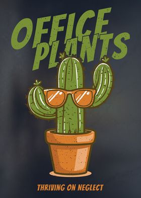 Office Plants Art