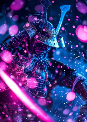 Pink Katana Samurai