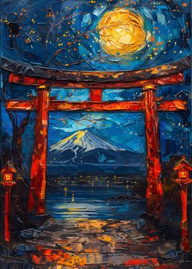 Painting Torii Gate