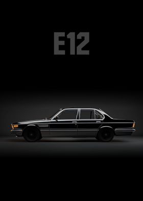 E12 Bimmer classic car