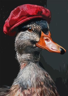 Duck Red Hat