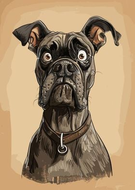 Cane Corso Caricature