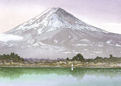 Morning Fuji at Kawaguchi