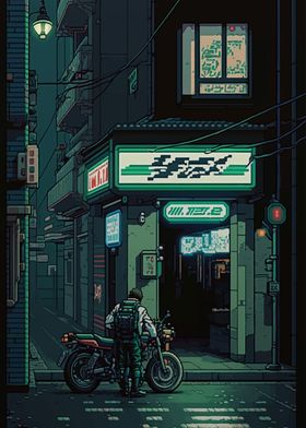 Kawasaki City Pixel Art