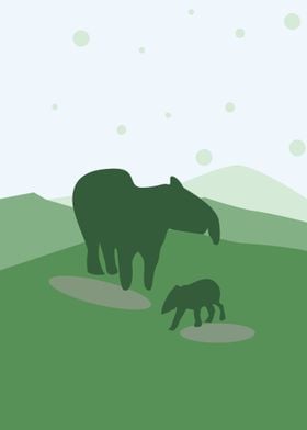 The mountain tapir