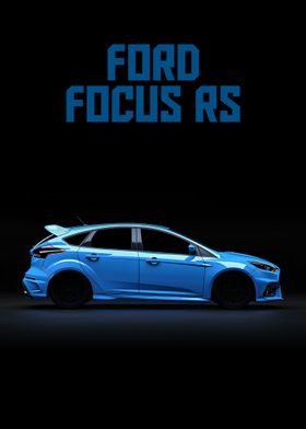 focus rs blue cars