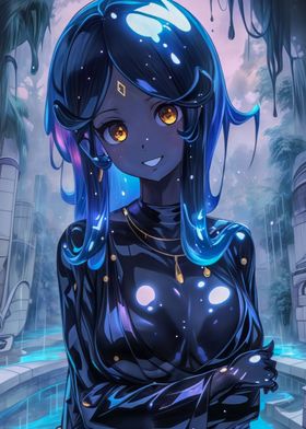 Sexy Black Slime Girl