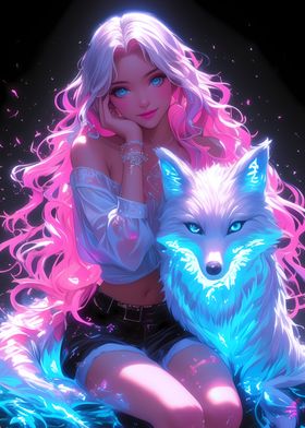 Neon Seyx Girl Fox Glow