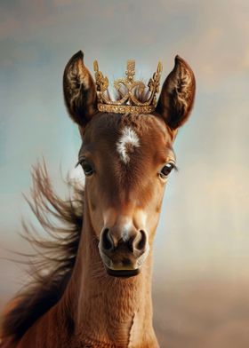 Horse Pastel Crown