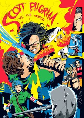 scott pilgrim game comic