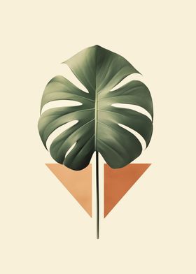 Tropical leaf Floral Art