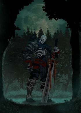 dark skeleton warrior