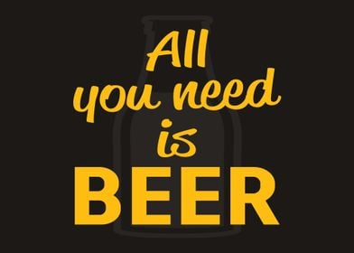 All You Need Is Some Beer