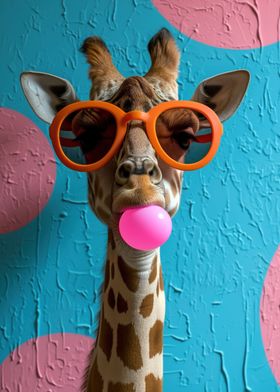 Giraffe bubblegum