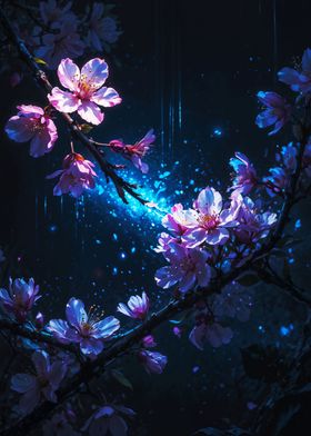 Cherry Blossoms Night