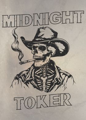 Midnight Toker Skeleton 