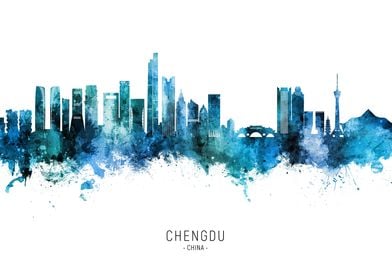 Chengdu Skyline China