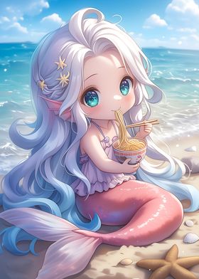 Magical mermaid Ramen