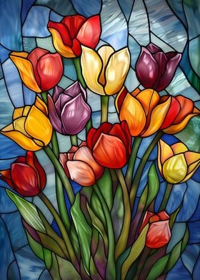 Vibrant Tulip Bouquet